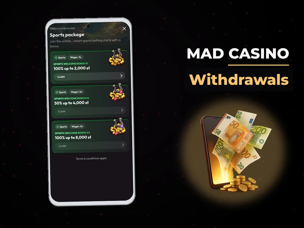 mad casino - Withdrawals
