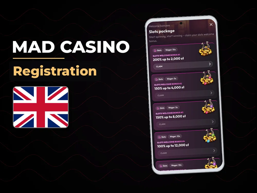 mad casino - Registration