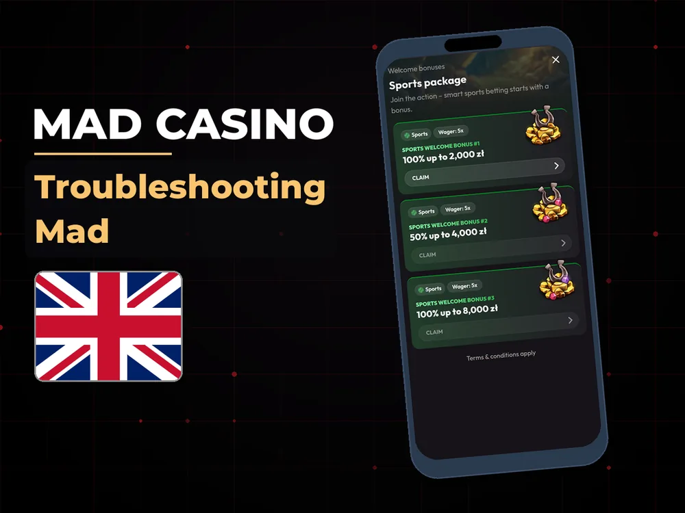 mad casino - Troubleshooting Mad