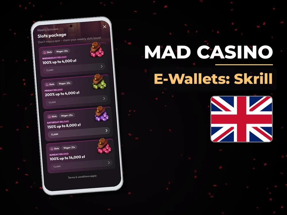 mad casino - E-Wallets: Skrill