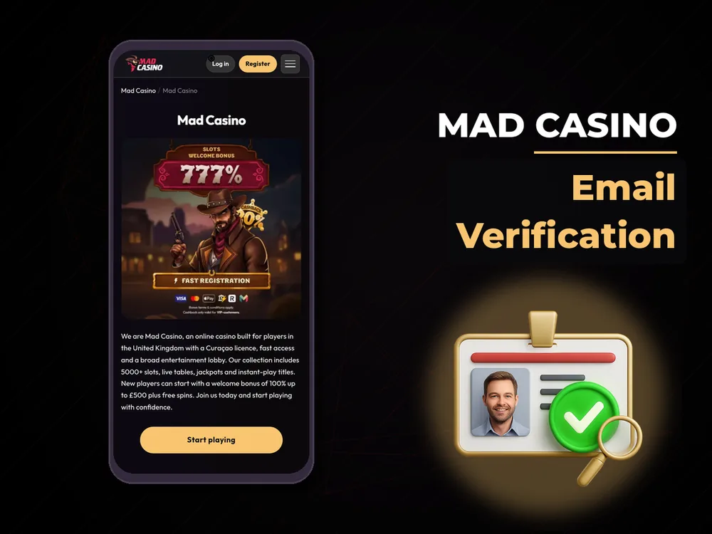 mad casino - Email Verification